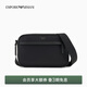 EMPORIO ARMANI/阿瑪尼官方旗艦【禮物】男士商務(wù)休閑通勤拉鏈單肩斜挎胸包春夏 UC001-黑色 均碼