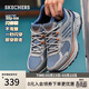 斯凱奇（Skechers）閃穿銀翼鞋男|2026復古跑鞋老爹鞋厚底耐磨網(wǎng)面一腳蹬233151