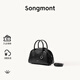 Songmont山下有松循跡mini保齡球包斜挎波士頓小包【生日禮物】 煙墨黑 現貨