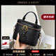 CHANEELR & KARITH包包女包牛皮手提斜挎單肩鏈條小包輕奢生日禮物送女友老婆 黑色 高級感送女朋友愛(ài)人實(shí)用高檔