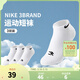 NIKE 3BRAND 耐克男女短襪3雙裝新款青少年運動(dòng)襪子 亮白 3雙 10歲以上 9/11 【適合38碼以上】