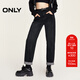 ONLY秋季時(shí)尚百搭修身男友褲高腰九分牛仔褲女|124449031 J09 深牛仔灰色 L (170) 72A