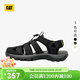 卡特（CAT）涼鞋男鞋新品戶(hù)外橡膠底沙灘鞋P726753O1ELC09/95/12 黑色 42