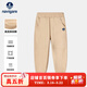 納維凱爾童裝兒童褲子百搭休閑束腳長(cháng)褲中大童學(xué)生舒適休閑褲 束腳休閑褲卡其 140