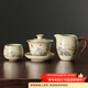 不拙三才蓋碗防燙單人茶具一人飲茶碗單個(gè)山谷雅居汝窯蓋碗分茶器茶杯