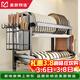 美廚物語(yǔ)廚房置物架碗碟收納架碗架瀝水碗筷柜收納柜碗盤(pán)用具置物架大全