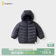 童泰（TONGTAI）寶寶羽絨服冬季嬰兒衣服外出連帽鴨絨外套兒童三防上衣黑色110cm