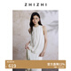 致知ZHIIZHI 風(fēng)中柳 掛脖背心女2025夏季約會(huì )度假休閑百搭 云米白 S