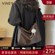 viney新款托特包包女包大容量斜挎包單肩生日禮物送女友老婆 【咖色+掛件】高檔實(shí)用輕奢腋下包 時(shí)尚品牌百搭休閑通勤大包