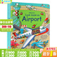 Usborne出品偷偷看里面系列 飛機場(chǎng) 進(jìn)口英文原版繪本 Look Inside An Airport 機場(chǎng)百科紙板翻翻書(shū) 兒童英語(yǔ)啟蒙早教認識