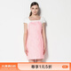 PORTS寶姿 女裝短袖中長(cháng)連衣裙LC8D024RFD021 NEON PINK MIX M （6）