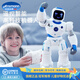 ANSMANN英國兒童益智玩具新款早教中英智能AI機器人3-6-8歲男孩生日禮物 智趣陪伴機器人【寶石藍】英文版