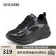 斯凱奇（Skechers）糕糕鞋女士2026增高老爹鞋休閑百搭運動(dòng)松糕鞋117523