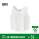森馬（Semir）[商場(chǎng)同款]背心女短款涼感吸濕速干2025夏帶胸墊緊身102325102003