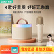索愛(ài)（soaiy）SK2話(huà)筒麥克風(fēng)k歌麥克風(fēng)音響一體機無(wú)線(xiàn)藍牙音箱唱歌專(zhuān)用神器家庭ktv音響套裝兒童話(huà)筒家用k歌