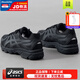 亞瑟士（ASICS）男鞋女鞋26春新款JOG 100T穩定基礎寬楦運動(dòng)鞋慢跑緩沖減震跑步鞋 1021A463-001/黑武士/寬楦版 店長(cháng)推薦【曬圖返10】 42 (內長(cháng)265mm)