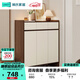 林氏家居帶抽屜入戶(hù)門(mén)口鞋柜玄關(guān)柜一體收納靠墻鞋架家用餐邊儲物OV4N