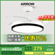 ARROW箭牌照明 風(fēng)扇燈隱形風(fēng)扇葉吊扇燈現代簡(jiǎn)約歐式餐廳吊扇燈 清風(fēng)36寸24瓦變頻遙控節能