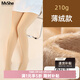 MsShe【加厚超柔絨】大碼女裝2025冬裝胖mm一體保暖加絨光腿褲襪 210g-自然膚色-適宜10-15℃（現貨） 均碼