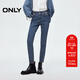 ONLY2025秋季新款水洗高腰九分褲修身鉛筆褲牛仔褲女|125149036 J34 390洗水牛仔藍 XS XS標準褲長(cháng)