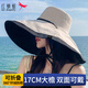 紅蜻蜓（RED DRAGONFLY）遮陽(yáng)防曬帽子女超大帽檐雙面漁夫帽夏季防紫外線(xiàn)戶(hù)外騎車(chē)太陽(yáng)帽