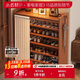 小匠材鞋架家用門(mén)口多層入戶(hù)柜簡(jiǎn)易玄關(guān)防塵收納鞋柜茶色6層90cm