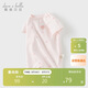 戴維貝拉嬰兒夏季連體衣洋氣新生兒衣服滿(mǎn)月女寶寶套裝包屁衣男寶