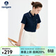 Navigare意大利小帆船女士翻領(lǐng)T恤夏季休閑簡(jiǎn)約POLO衫百搭時(shí)尚短袖體恤衫 海軍藍 XL