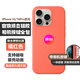 逸登龍[帶相機按鍵]iPhone16pro手機殼液態(tài)硅膠16promax全包邊防摔保護套magsafe磁吸plus簡(jiǎn)約高級感帶標 [橘紅色]官旗同款帶標*支持磁吸*送鋼化膜 iPhone16Pro 6