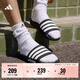 adidas ADILETTE SHOWER休閑實(shí)用舒適拖鞋男女阿迪達斯官方輕運動(dòng) 黑/白 (偏小，推薦買(mǎi)大1碼)   44.5