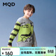 馬騎頓（MQD）男童25冬新款戶(hù)外風(fēng)卡通涂鴉撞色套頭針織衫毛衣