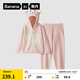 蕉內（Bananain）520H動(dòng)物主題兒童睡衣套裝男女童加厚加絨連帽卡通家居服童裝秋冬 鳶粉-綿羊 120