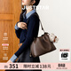 歐時(shí)納（JUST STAR）流浪包包女款2026新款輕奢大容量單肩斜挎包通勤托特包生日禮物女