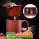 千壽堂 紫砂杯辦公茶杯子 宜興內膽過(guò)濾原礦底槽清五件杯尚仕杯