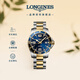 浪琴（LONGINES）瑞士手表 康卡斯潛水系列 男士鋼帶機械表L37423967