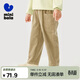 迷你巴拉男女童褲子春季新品兒童復古燈芯絨長(cháng)褲舒適錐形褲