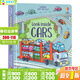 現貨 進(jìn)口英文原版繪本 Usborne Look Inside Cars 看里面系列 紙板翻翻書(shū) 酷炫的車(chē)