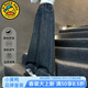 G.duck小黃鴨童裝女童褲子春秋季新款兒童牛仔褲時(shí)尚百搭款闊腿褲小學(xué)生 藍色 120 建議5~6歲（110-120cm）
