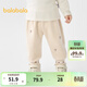 巴拉巴拉【榮信樂(lè )樂(lè )趣IP】巴拉巴拉寶寶長(cháng)褲女童冬季運動(dòng)褲可愛(ài)加絨保暖 淺駝50017 90