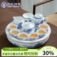 蘇氏陶瓷國潮青花功夫茶具儲水托盤(pán)三才蓋碗茶壺薄胎茶杯大套禮盒節日禮物