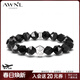AWNL汗血武士黑曜石手鏈男手串小眾輕奢時(shí)尚飾品生日禮物男朋友 【五行補水】黑曜石 XL碼-推薦手圍17-18cm