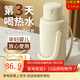欣美雅熱水瓶暖壺學(xué)生用宿舍大容量暖瓶開(kāi)水瓶家用老式塑料外殼保溫水壺 奶油白 3.2L 【抗菌加厚款-更保溫】