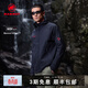 猛犸象（MAMMUT）【紅標】Macun 2.0 男士戶(hù)外防潑水連帽夾克外套軟殼 黑色 XL