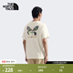 北面（The North Face）棉T恤短袖運動(dòng)戶(hù)外休閑透氣25年春夏新款男女同款|8DC0 QLI/米白色 L /175