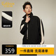 卡賓【359G空氣層】茄克男側邊結構拼接撞色設計秋季長(cháng)袖外套