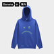 蕉內（Bananain）5系男女士連帽套頭衛衣撞色秋冬季新款家居運動(dòng)外套情侶上衣 【男女同款】炫目藍 XL