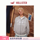 HOLLISTER【街頭風(fēng)】美式抓絨衛衣外套25秋冬男裝322-5401 灰色 L (180/108A)