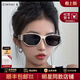 CinvaiKrose官方店小c&k歐美貓眼橢圓墨鏡女2026新款高級感防曬太陽(yáng)眼鏡禮物 米白灰片【眼鏡盒三件套】