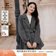 香影同款雙面呢羊毛大衣女冬季小個(gè)子西裝毛呢外套 中灰 M 160/84A/95-110斤
