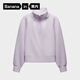 蕉內（Bananain）【劉浩存同款】非常服503Relax女士半拉鏈衛衣顯瘦洋氣秋冬外套 熏紫 M
